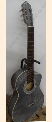 Guitarra Fileteada crackeada modelo MDFC imagen 3